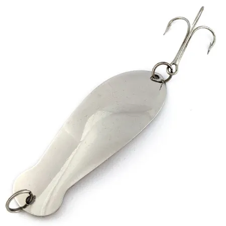 Vintage K-B Bait K-B Spoon Superior 4, 1 1/3oz nickel fishing spoon #19367