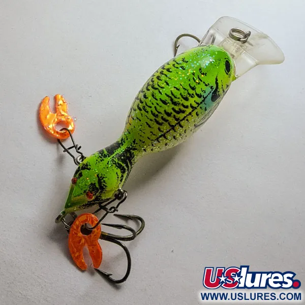 Vintage  Renegade Renosky Lures Guido's Double Image UV, 1/3oz chartreuse UV fishing lure #21319