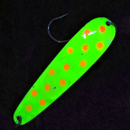 Vintage Luhr Jensen Flutter 44 UV, 3/16oz fishing spoon #19372