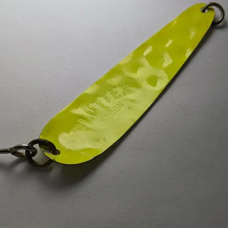 Vintage Luhr Jensen Flutter 44 UV, 3/16oz fishing spoon #19372