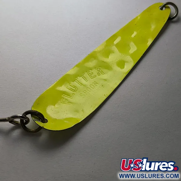 Vintage Luhr Jensen Flutter 44 UV, 3/16oz fishing spoon #19372