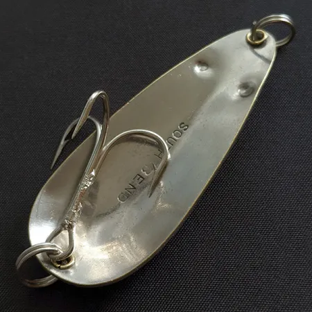 Vintage South Bend, 3/5oz nickel fishing spoon #19380