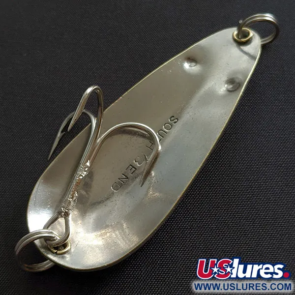Vintage   South Bend, 3/5oz nickel fishing spoon #19380