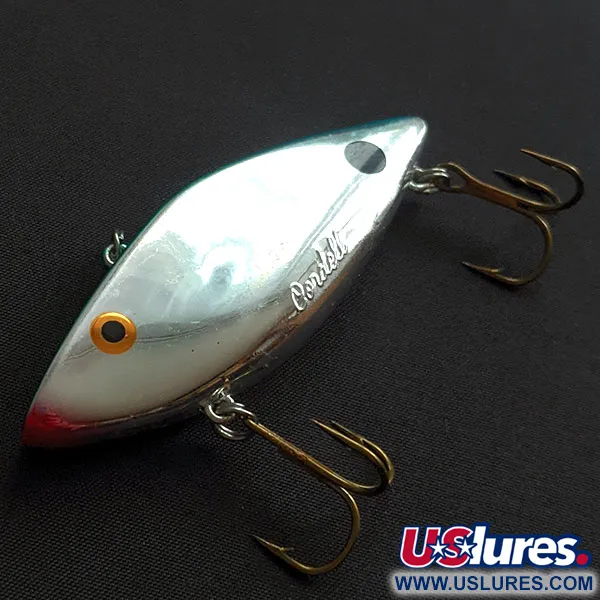 Vintage   Cotton Cordell Super Spot, 1/2oz Chrome/green fishing lure #19388