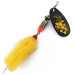 Vintage   Mepps Black Fury 3 Dressed, 1/4oz black/yellow spinning lure #19396