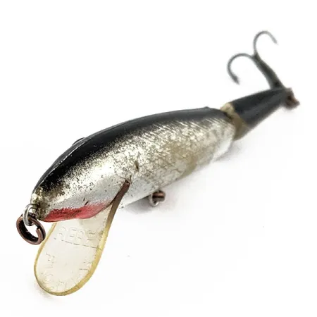 Vintage Rebel Floater Jointed, 1/8oz silver fishing lure #19398