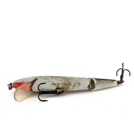 Vintage Rebel Floater Jointed, 1/8oz silver fishing lure #19398
