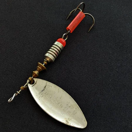 Vintage Mepps Aglia Long 2 Rainbo, 1/4oz Rainbo spinning lure #19410