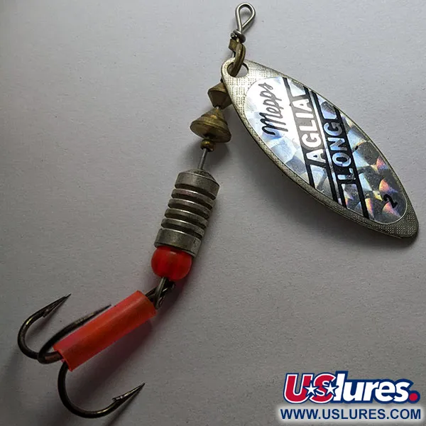 Vintage   Mepps Aglia Long 2 Rainbo, 1/4oz Rainbo spinning lure #19410