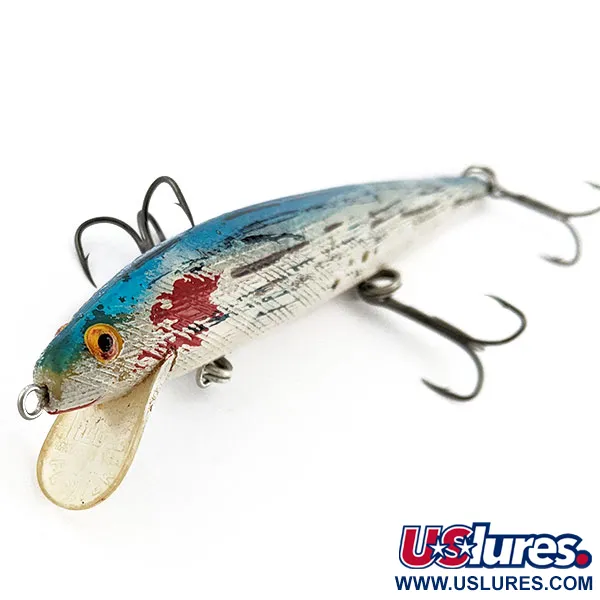 Vintage Rebel Floater F14, 1/2oz blue fishing lure #19423