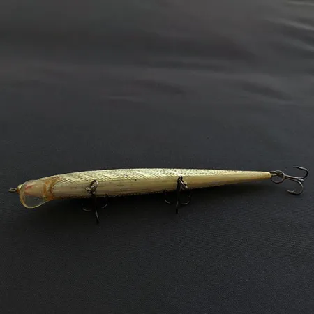 Vintage Bill Norman  Shiner Minnow , 1/4oz gold fishing lure #19424