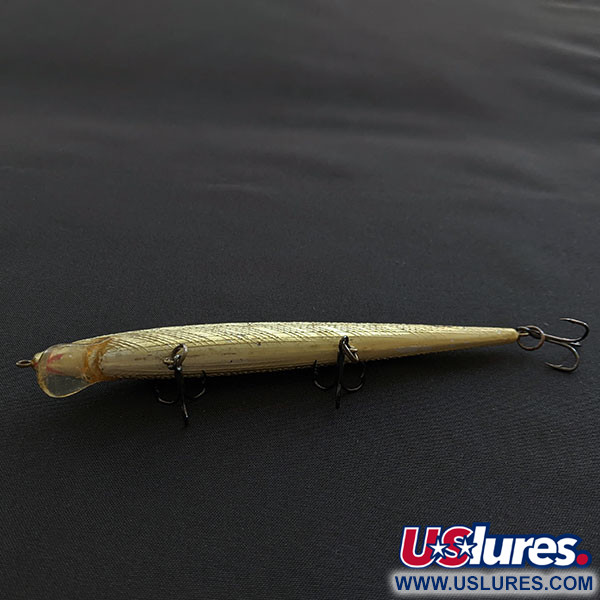 Vintage   Bill Norman  Shiner Minnow , 1/4oz gold fishing lure #19424