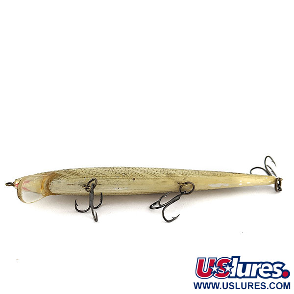 Vintage   Bill Norman  Shiner Minnow , 1/4oz gold fishing lure #19424