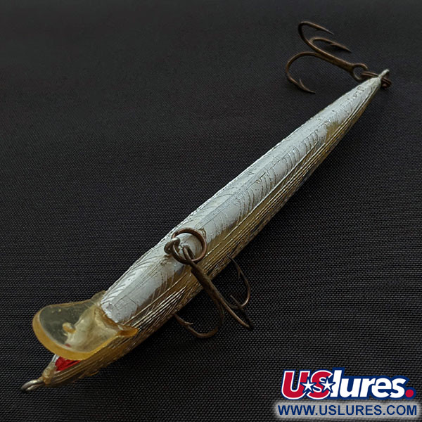 Vintage   Bill Norman  Shiner Minnow , 3/16oz silver fishing lure #19425