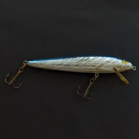 Vintage Bill Norman  Shiner Minnow , 3/16oz silver fishing lure #19425