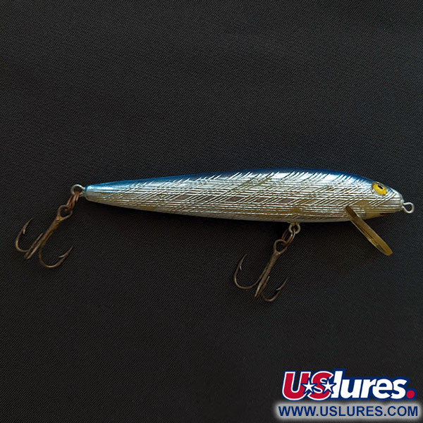 Vintage   Bill Norman  Shiner Minnow , 3/16oz silver fishing lure #19425