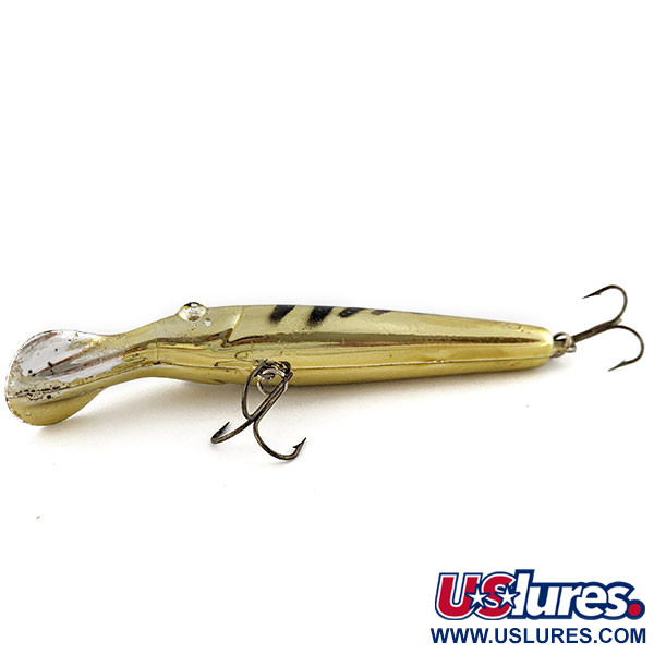 Vintage  Lindy / Little Joe Lindy Little Joe Master's Series Baitfish, 2/5oz gold fishing lure #19428
