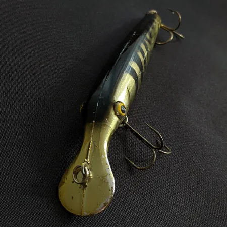 Vintage Lindy / Little Joe Lindy Little Joe Master's Series Baitfish, 2/5oz gold fishing lure #19428