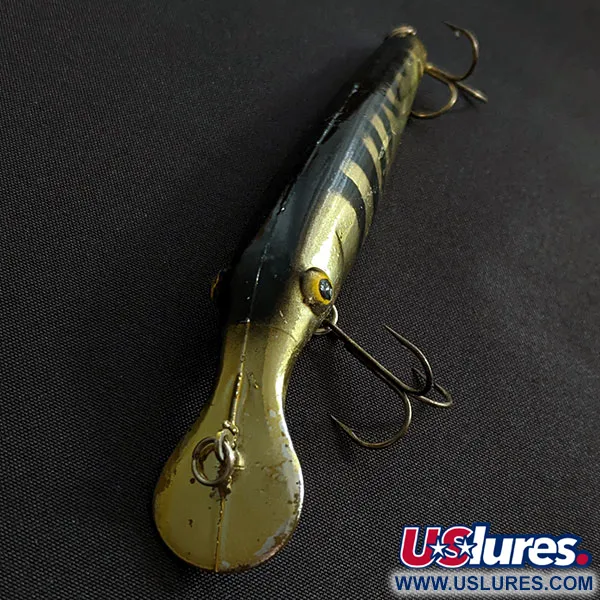 Vintage  Lindy / Little Joe Lindy Little Joe Master's Series Baitfish, 2/5oz gold fishing lure #19428