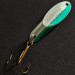 Vintage  Acme Kastmaster, 3/8oz nickel/green fishing spoon #19446