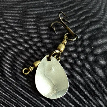 Vintage Pflueger colorado spinner #2, 3/64oz nickel spinning lure #19457