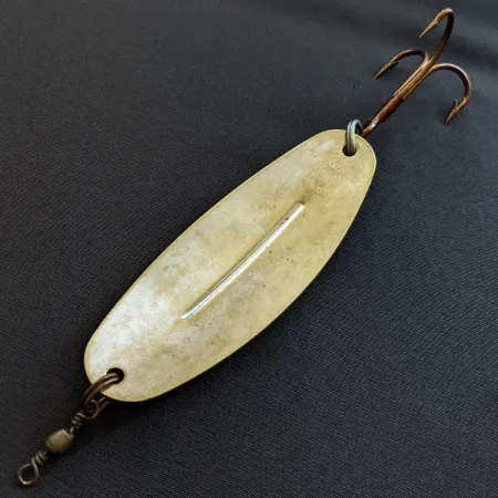 Vintage Williams Wabler W70, 1oz brass fishing spoon #19467
