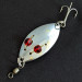 Vintage  Hofschneider Red Eye Junior, 2/5oz nickel/red eyes fishing spoon #19478