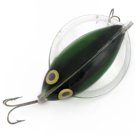 Vintage TraveLure Trav-L-Plug , 3/4oz green fishing lure #21521