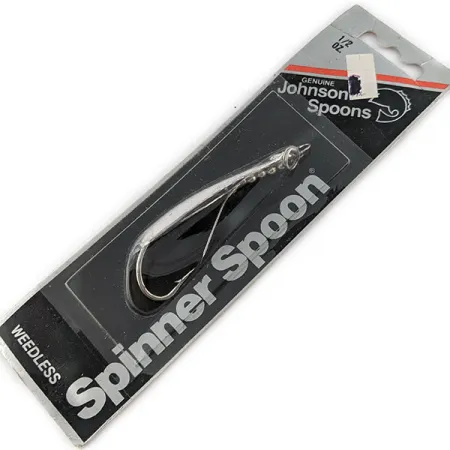 Johnson Silver Minnow Spinner Spoon, 1/2oz silver fishing spoon #19497