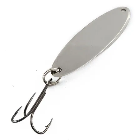 Vintage Acme Kastmaster, 1oz nickel/green fishing spoon #19503