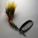 Vintage   Mepps Black Fury 3 Dressed, 1/4oz black/yellow spinning lure #19513