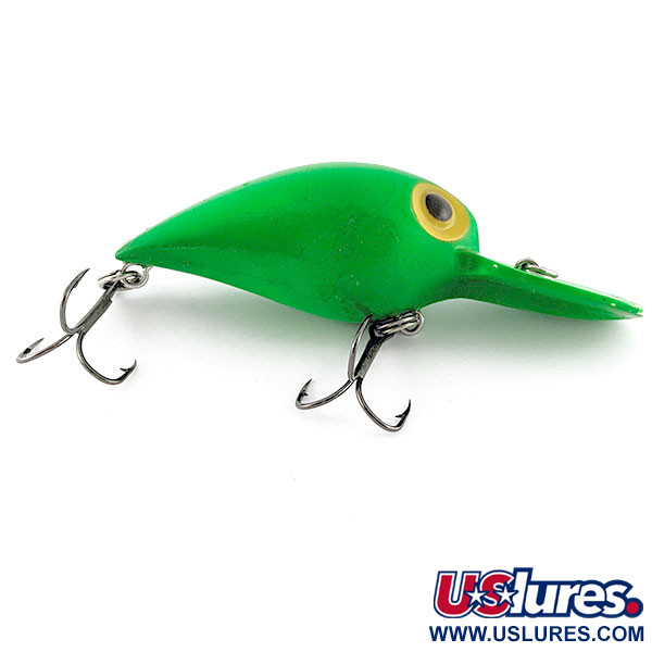 Vintage STORM LURES Size 4 Sub Wart Fishing Lure • GREEN FROG