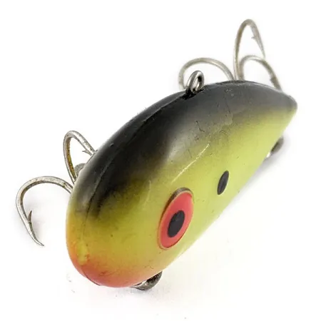 Vintage Bomber Pinfish Hard Knock, 1/2oz yellow fishing lure #19530