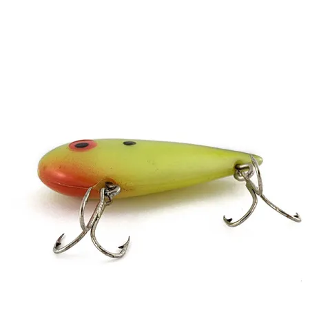 Vintage Bomber Pinfish Hard Knock, 1/2oz yellow fishing lure #19530