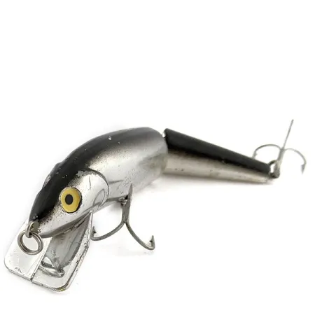 Vintage The Producers Finnigan's Minnow Jointed, 1/2oz silver fishing lure #19534