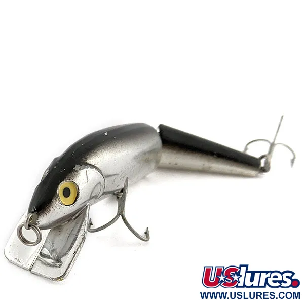 Vintage   The Producers Finnigan's Minnow Jointed, 1/2oz silver fishing lure #19534