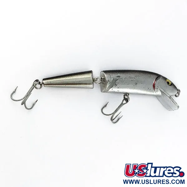Vintage   The Producers Finnigan's Minnow Jointed, 1/2oz silver fishing lure #19534