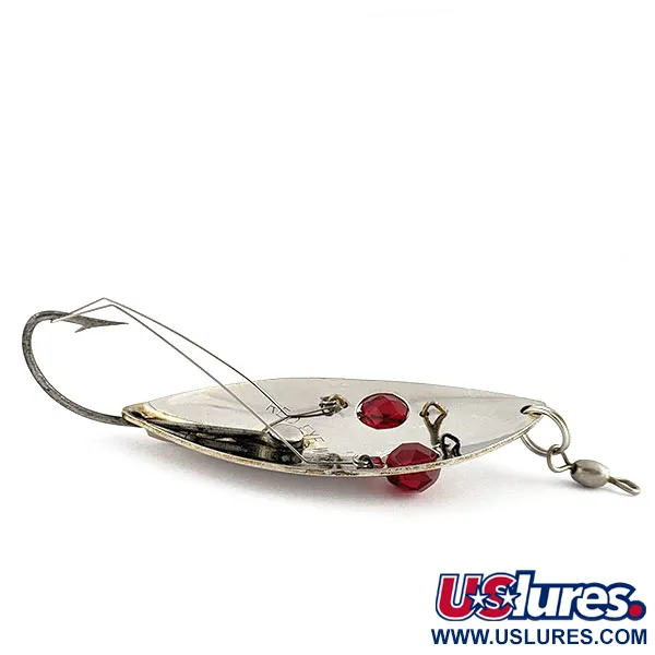 Vintage Eppinger Red Eye Wiggler Weedless, 1oz fishing spoon #19543