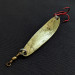 Vintage  Luhr Jensen Krocodile #3, 1/3oz gold fishing spoon #19544