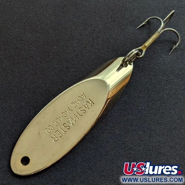 Vintage Acme Kastmaster, 3/4oz gold fishing spoon #19548