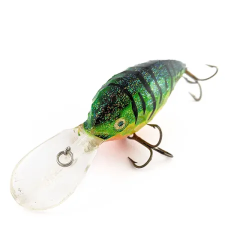 Vintage Renosky Lures Renosky Deep Dive Honeycomb Rattl shad, 2/5oz Fire tiger fishing lure #21321