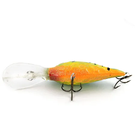Vintage Renosky Lures Renosky Deep Dive Honeycomb Rattl shad, 2/5oz Fire tiger fishing lure #21321
