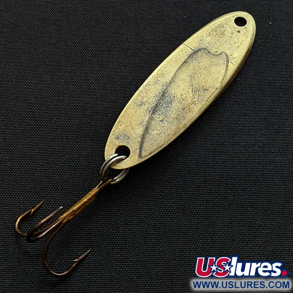 Vintage Acme Kastmaster, 1/2oz brass fishing spoon #19564