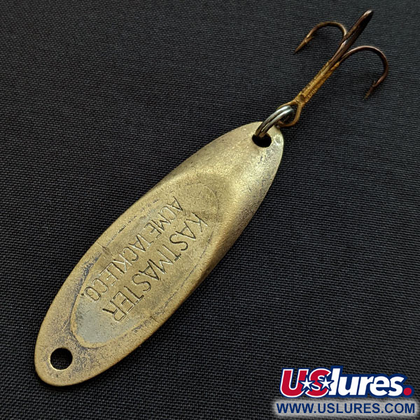 Vintage  Acme Kastmaster, 1/2oz brass fishing spoon #19564