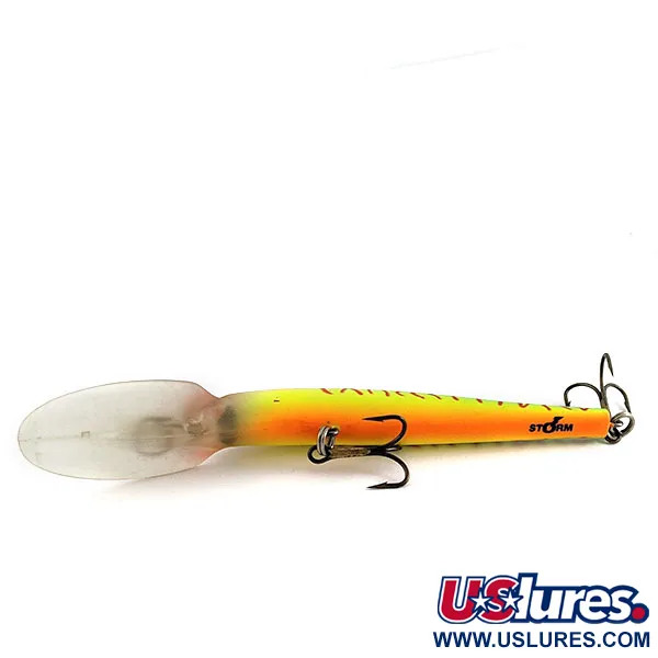 Vintage   Storm Deep Thunder Stick UV, 2/3oz Fire tiger UV fishing lure #19568