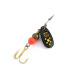 Vintage   Mepps Black Fury 0, 3/32oz black/yellow spinning lure #19576