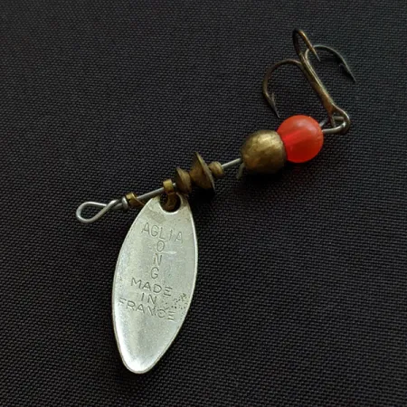 Vintage Mepps Aglia Long 0 , 3/32oz Rainbo spinning lure #19582