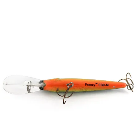 Vintage Berkley Frenzy FS9-M, 1/3oz Fire tiger fishing lure #19602