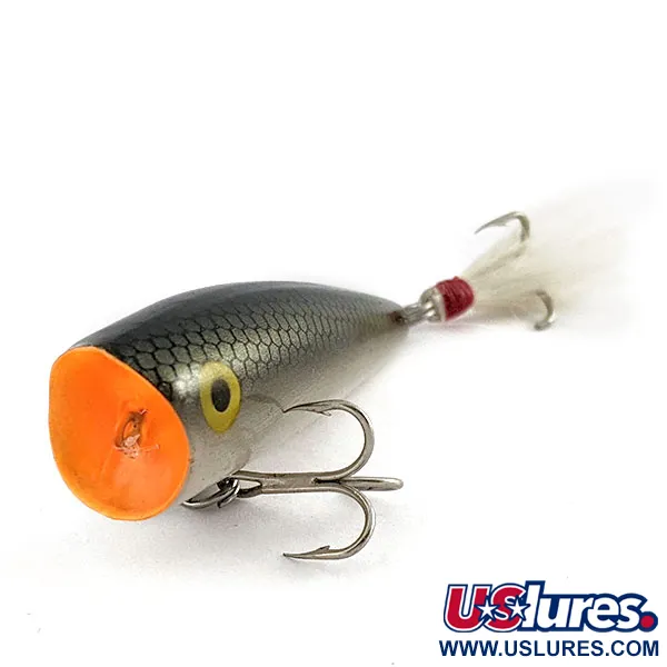 Vintage Rebel Pop-R, 1/4oz Tennessee Shad fishing lure #19604