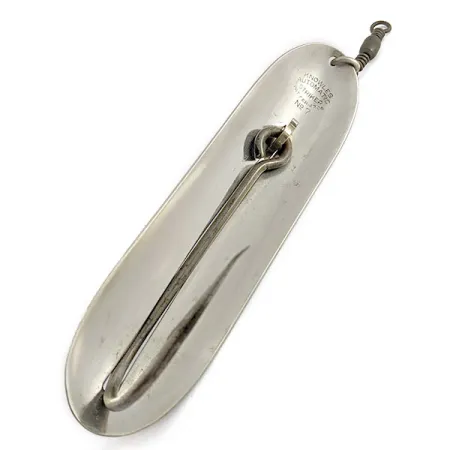 Vintage Knowles Automatic Striker #7, 2 1/2oz nickel fishing spoon #19610